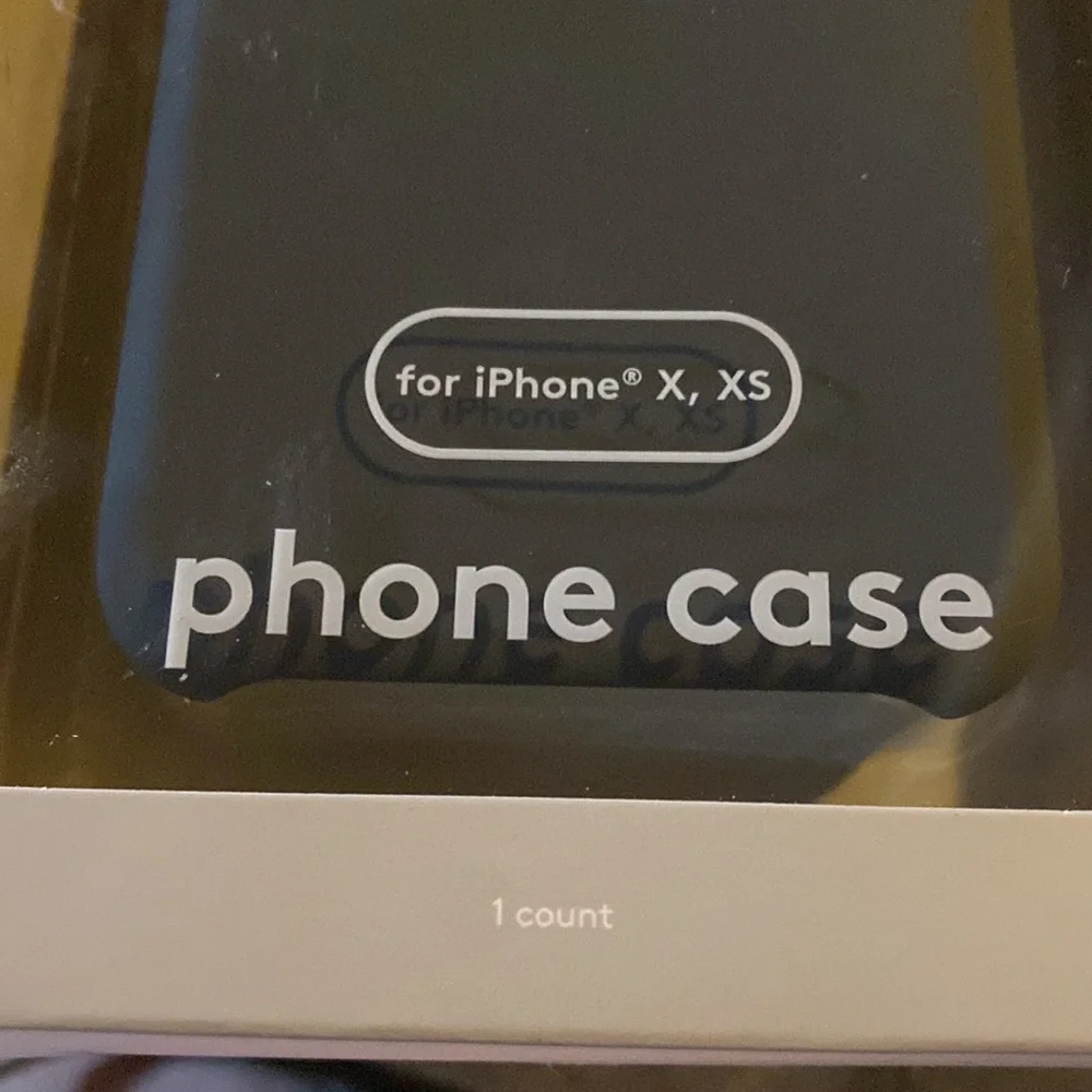 New sealed iPhone X, XS case by heyday in black